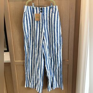 NWT striped linen pants from Boden